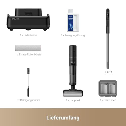 dreame H12 Pro FlexReach - Nass/Trockensauger, 180°-Design, 5 Min. Trocknung, 18 kPa Saugkraft, 90°C Heißwäsche, 50 Min. Reinigung