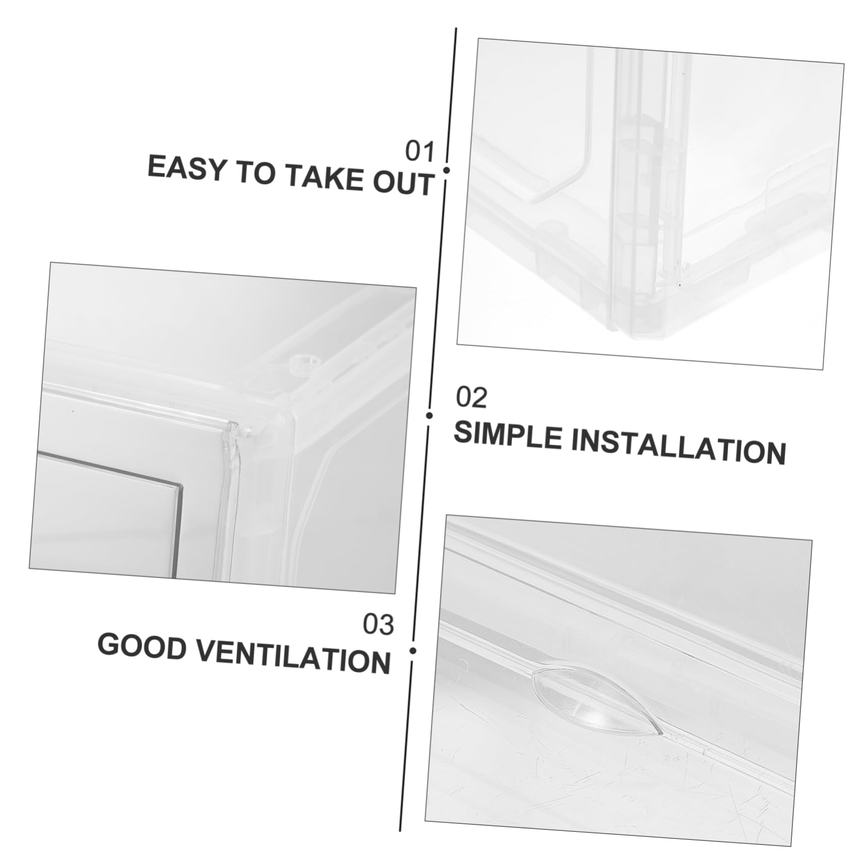 CRILSTYLEO Sneaker Organizer Schuhbox Transparent Box Für Schuhaufbewahrung Stapelbare Und Praktische Schuhcontainer Für Zuhause