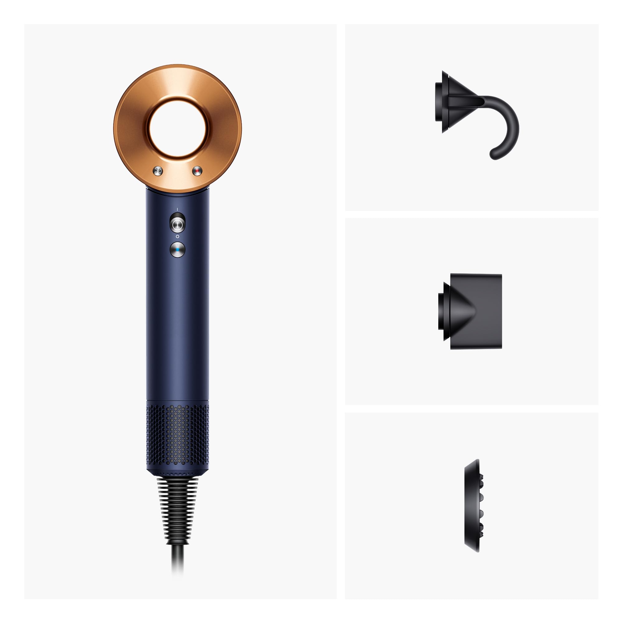 Dyson Supersonic™ Haartrockner Straight+Wavy (Nachtblau/Kupfer)