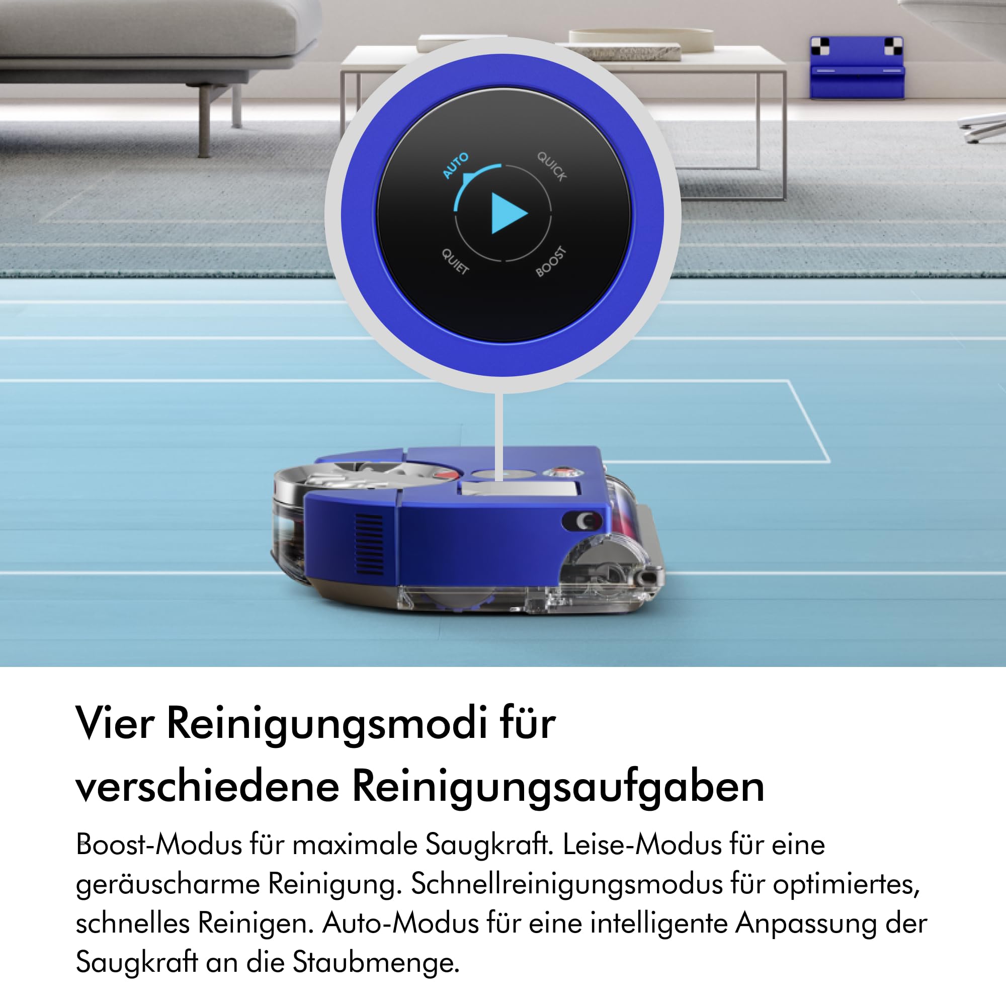 Dyson 360 Vis NAV Saugroboter (Blau/Nickel)