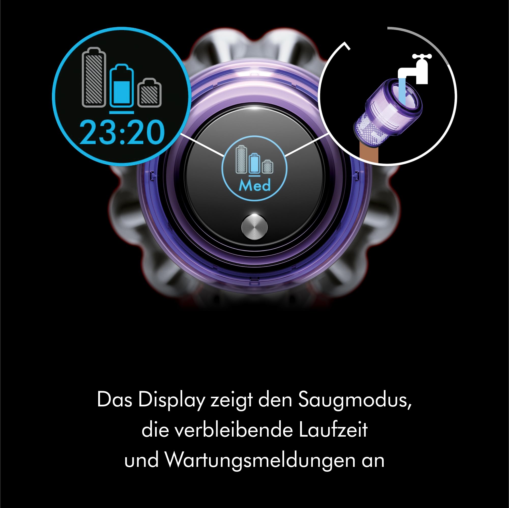 Dyson V11™ Advanced Kabelloser Staubsauger (Nickel/Violett)