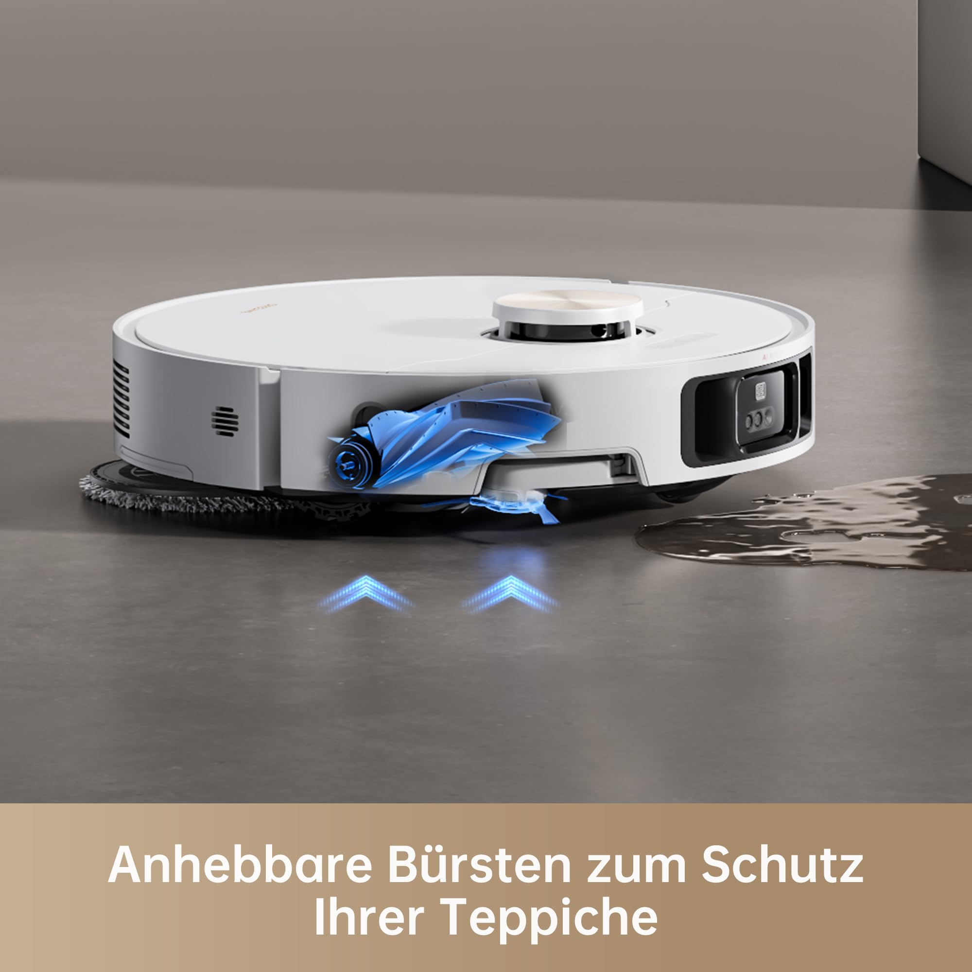 dreame X40 Ultra Complete - Saugroboter mit Wischfunktion, 12.000Pa Saugkraft, 70℃ Wischmopp, selbstreinigend, automatisches Nachfüllen