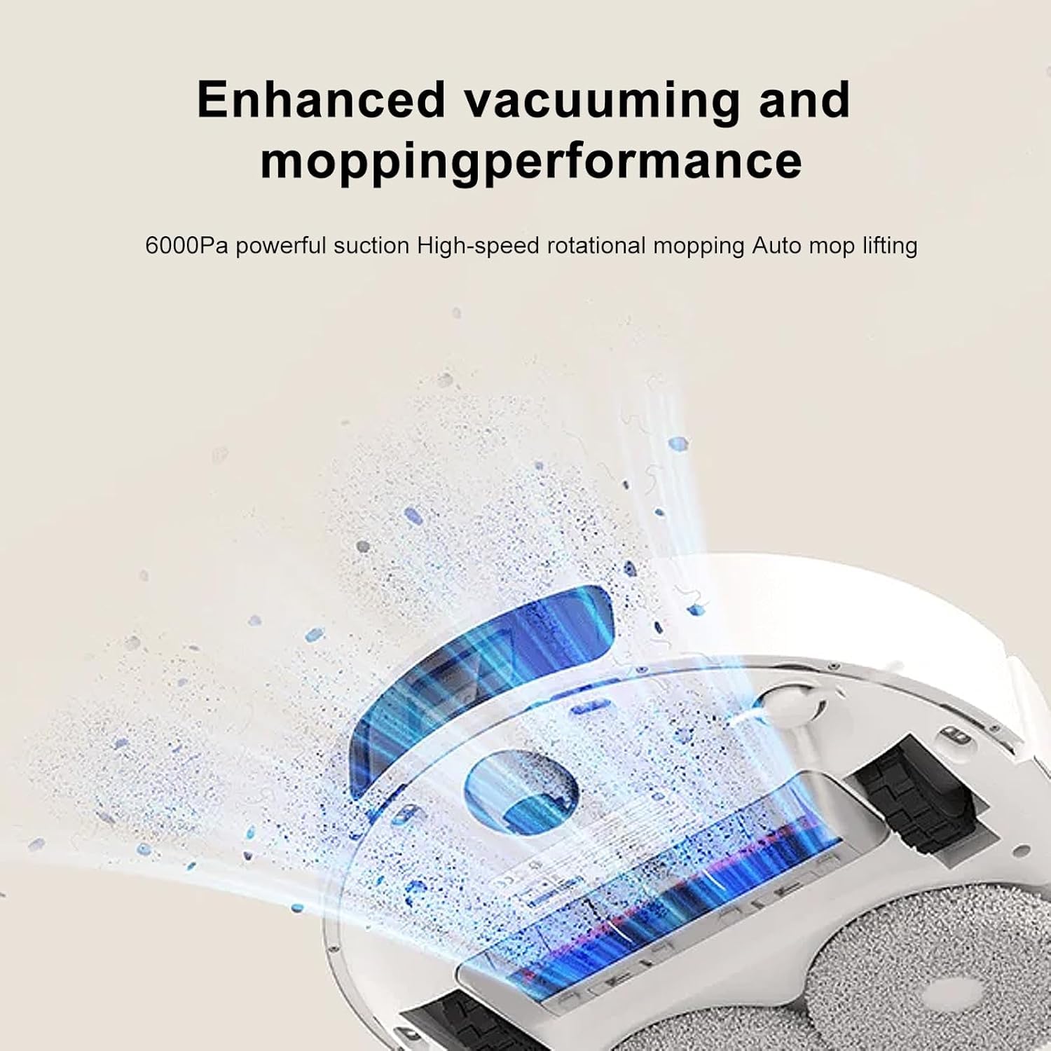 Xiaomi Robot Vacuum X20+ Saugroboter - Absaugstation, 4L Wassertanks, Auto-Trocknung Wischmops, 280m², 6000Pa, alle Bodentypen