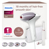 Philips Lumea IPL 8000 Haarentfernungsgerät - Laser-Alternative mit Korrekturtrimmer & 4 Aufsätzen für Körper, Gesicht, Bikinizone (BRI949/00)