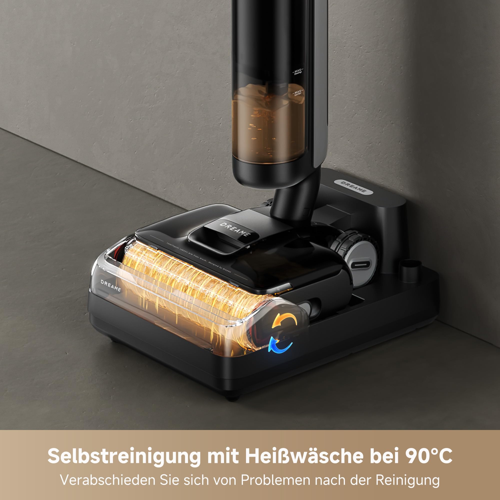 dreame H12 Pro FlexReach - Nass/Trockensauger, 180°-Design, 5 Min. Trocknung, 18 kPa Saugkraft, 90°C Heißwäsche, 50 Min. Reinigung