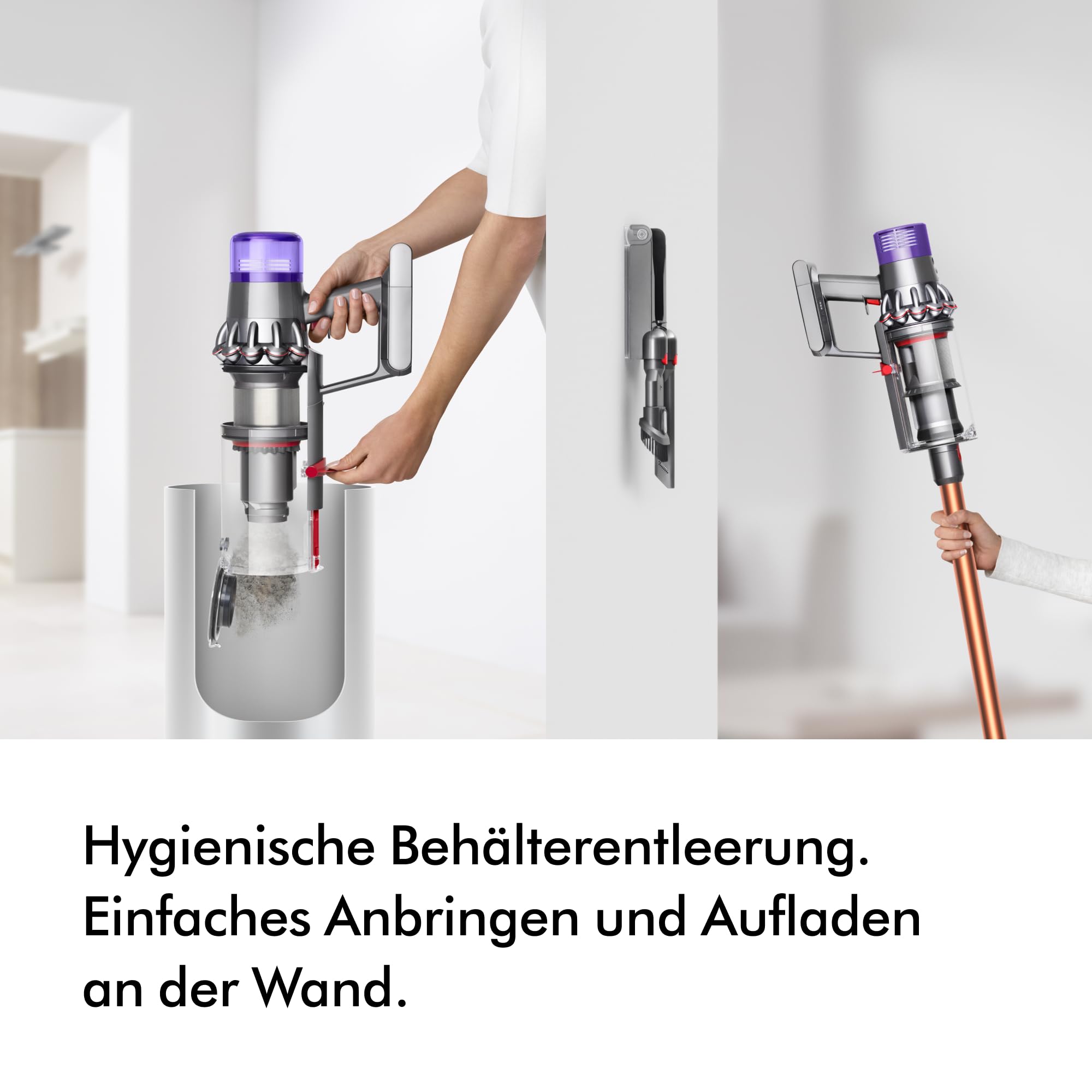 Dyson Cyclone V10 Absolute kabelloser Staubsauger (Nickel/Kupfer)