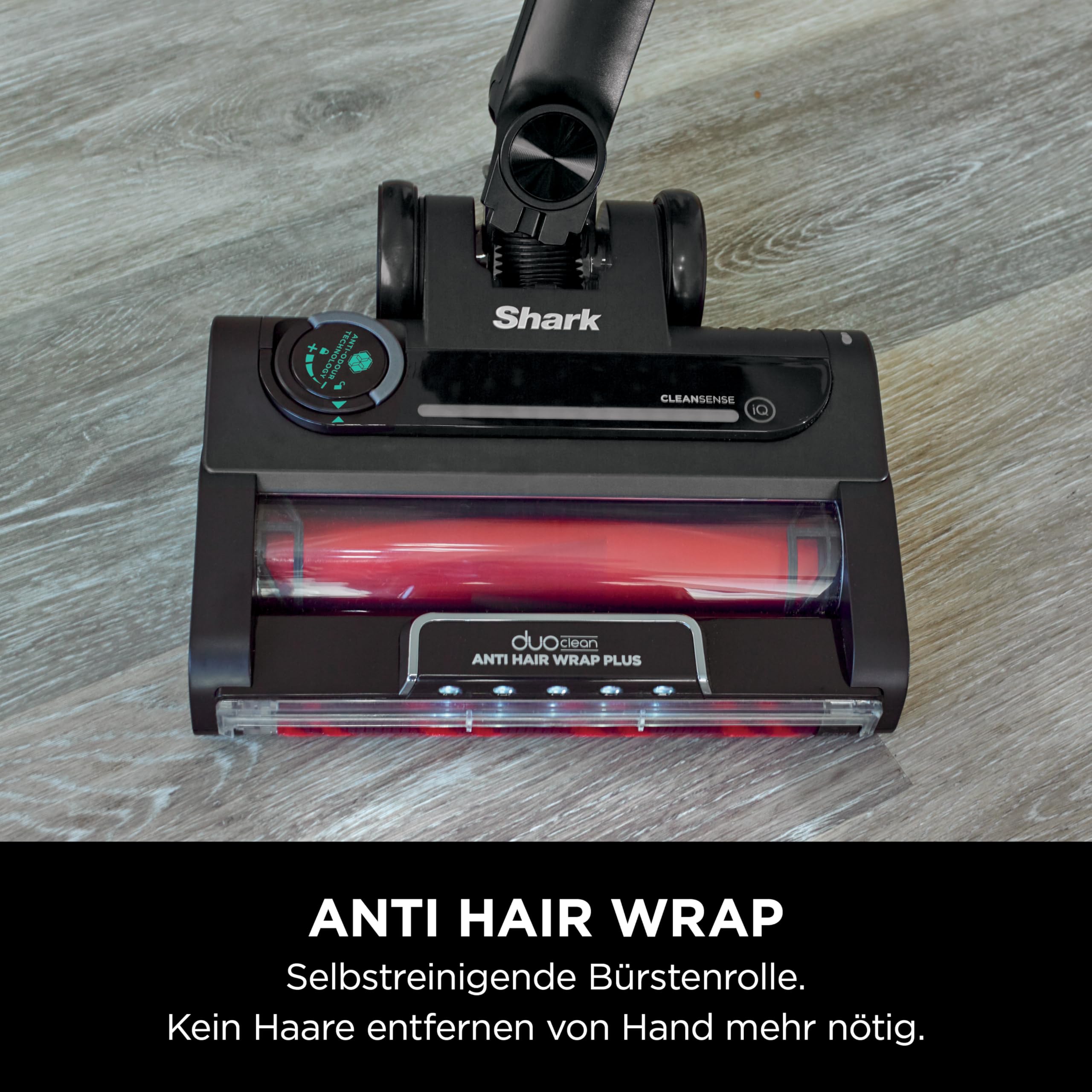 Shark Stratos Akku-Staubsauger - 60 Min. Laufzeit, kabellos/beutellos, Tierhaare/Allergiker, Teppich/Hartböden, Auto-Kit, grau/roségold