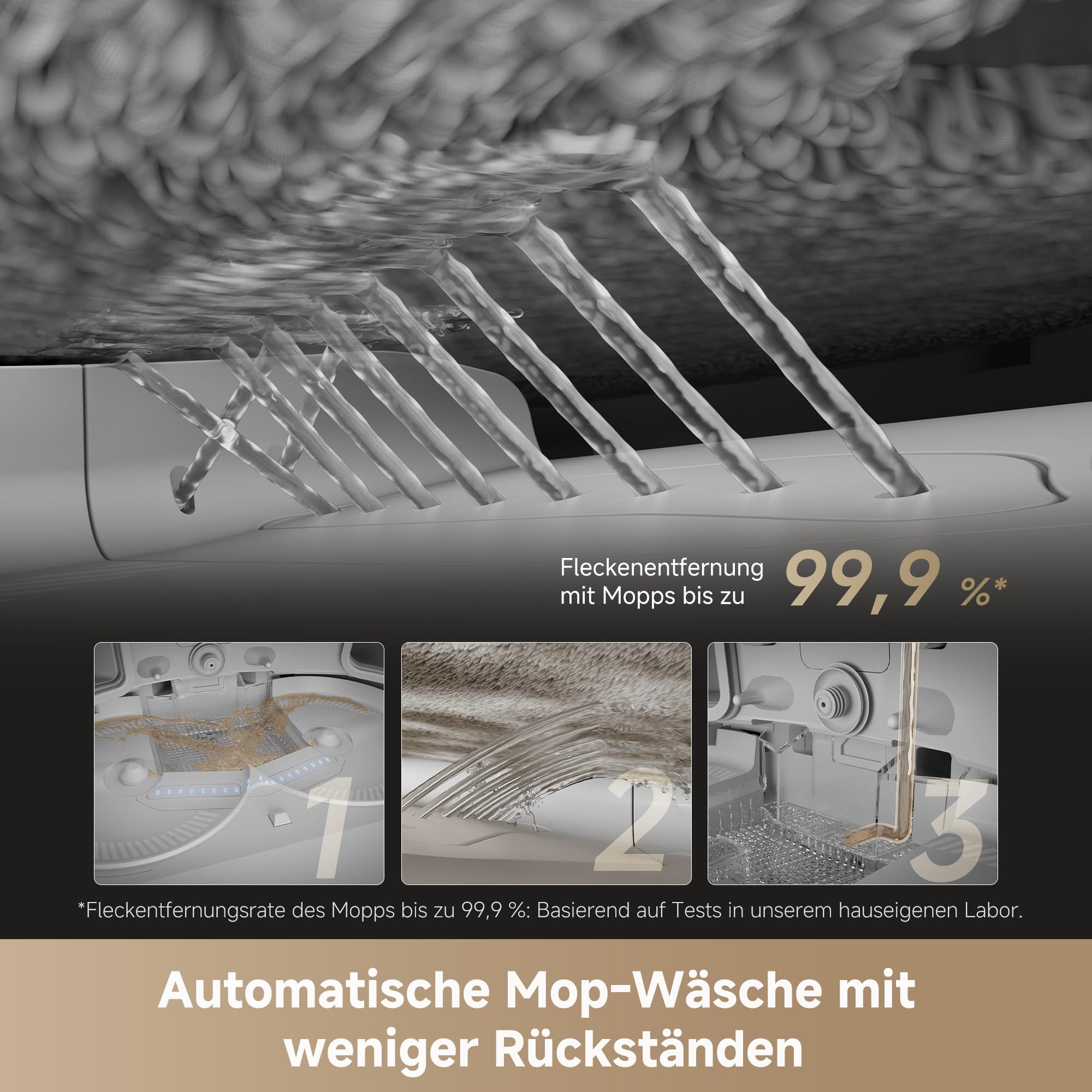 dreame X50 Ultra Complete - Saugroboter mit Wischfunktion, 20.000Pa Saugkraft, 6cm Hindernisfreiheit, KI-Hindernisvermeidung, 360° Navigation
