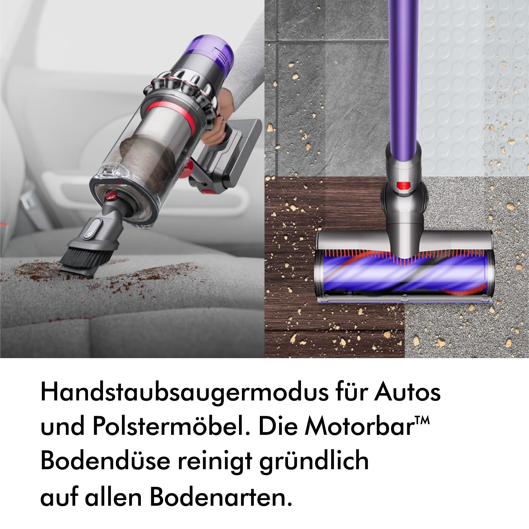 Dyson V11™ Advanced Kabelloser Staubsauger (Nickel/Violett)