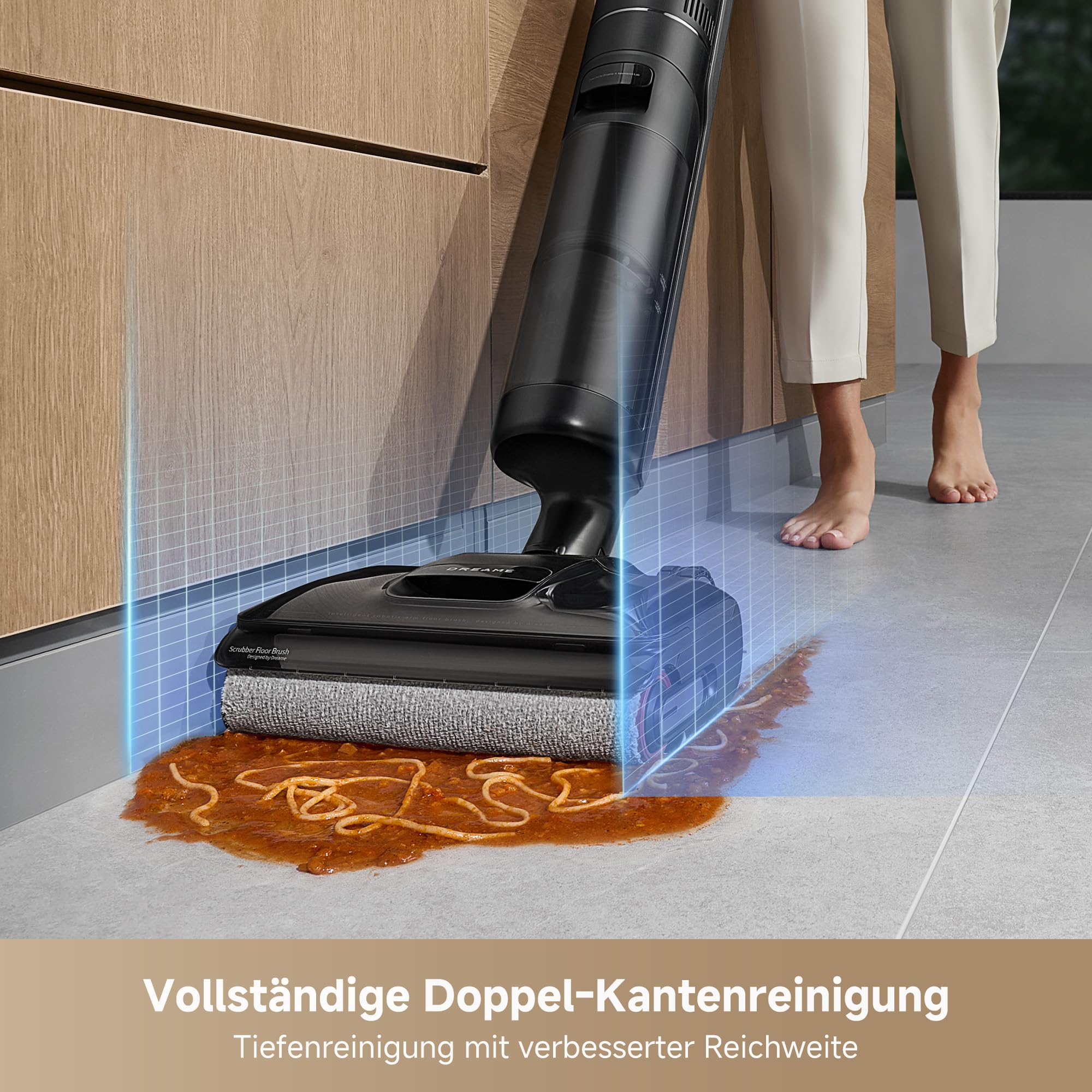 dreame H12 Pro FlexReach - Nass/Trockensauger, 180°-Design, 5 Min. Trocknung, 18 kPa Saugkraft, 90°C Heißwäsche, 50 Min. Reinigung